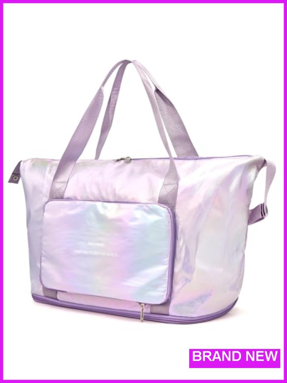 Foldable Waterproof Travel Duffel Bag with Detachable Shoulder Strap